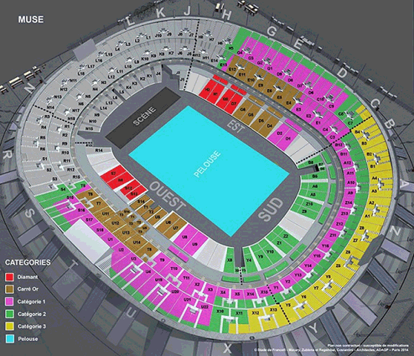 Muse - Stade De France le 8 juil. 2023