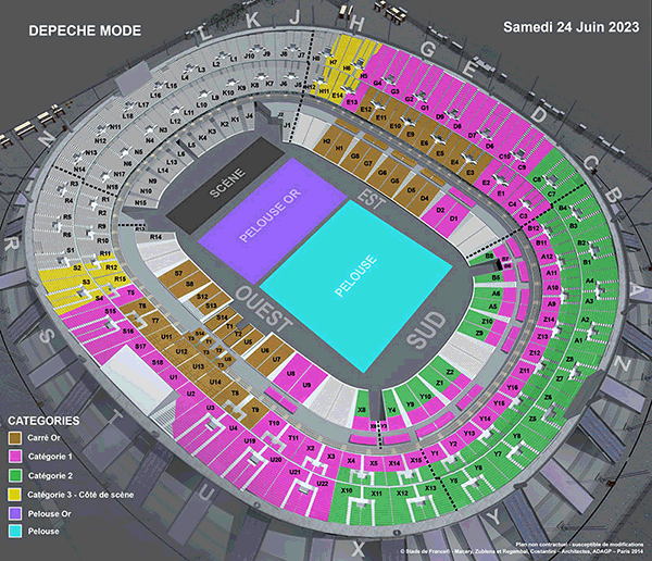 Depeche Mode - Stade De France le 24 juin 2023