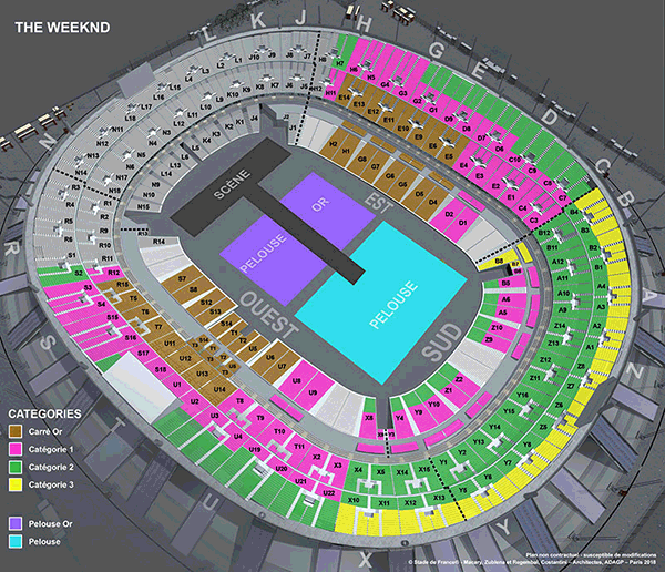 The Weeknd - Stade De France le 30 juil. 2023