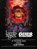 Réservez les meilleures places pour Lamb Of God X Kreator - L'olympia - Du 19 décembre 2022 au 20 décembre 2022