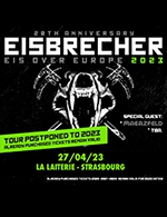 Book the best tickets for Eisbrecher - La Laiterie - From 15 April 2022 to 27 April 2023