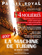 Book the best tickets for La Machine De Turing - Theatre Du Palais Royal - From 17 August 2021 to 30 November 2022