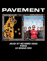 Book the best tickets for Pavement - Le Grand Rex - From 26 October 2022 to 27 October 2022