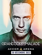Book the best tickets for Grand Corps Malade - Accor Arena - From 19 December 2022 to 20 December 2022