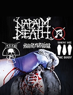 Book the best tickets for Napalm Death - Atabal - From 23 February 2023 to 24 February 2023