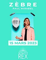 Réservez les meilleures places pour Paul Mirabel - Le Grand Rex - Le 15 mars 2023