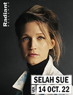 Book the best tickets for Selah Sue - Radiant - Bellevue - From 13 October 2022 to 14 October 2022