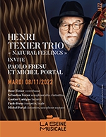 Réservez les meilleures places pour Henri Texier Trio - Natural Feelings - Seine Musicale - Auditorium P.devedjian - Du 07 novembre 2022 au 08 novembre 2022