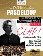 Réservez les meilleures places pour Clap ! - Orchestre Pasdeloup - Seine Musicale - Auditorium P.devedjian - Du 15 octobre 2022 au 16 octobre 2022