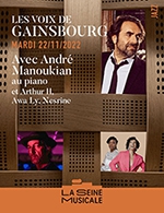 Book the best tickets for Les Voix De Gainsbourg - Seine Musicale - Auditorium P.devedjian - From 21 November 2022 to 22 November 2022