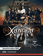 Réservez les meilleures places pour Visions Of Atlantis + Xandria - Cco De Villeurbanne - Du 07 octobre 2022 au 08 octobre 2022