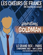 Book the best tickets for Generations Goldman - Le Grand Rex - From 04 November 2022 to 05 November 2022