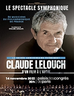 Book the best tickets for Claude Lelouch - Palais Des Congres De Paris - From 13 November 2022 to 14 November 2022