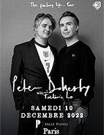 Book the best tickets for Peter Doherty & Frederic Lo - Salle Pleyel - From 09 December 2022 to 10 December 2022
