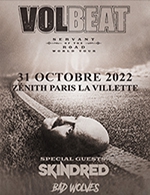 Book the best tickets for Volbeat - Zenith Paris - La Villette - From 30 October 2022 to 31 October 2022