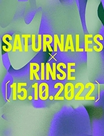 Book the best tickets for Saturnales X Rinse - L'archipel / El Mediator - From 14 October 2022 to 15 October 2022