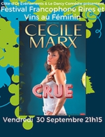 Réservez les meilleures places pour Cecile Marx Dans Crue - Darcy Comedie - Du 29 septembre 2022 au 30 septembre 2022