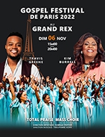 Book the best tickets for Gospel Festival De Paris - Le Grand Rex - From 05 November 2022 to 06 November 2022
