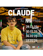 Book the best tickets for Claude - Popup! - From November 28, 2022 to February 15, 2023