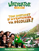 Book the best tickets for Walygator Sud-ouest / Aqualand Agen - Walygator Sud-ouest - From April 15, 2023 to November 5, 2023