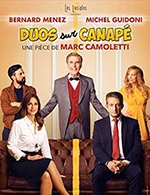 Réservez les meilleures places pour Duos Sur Canape - Theatre Galli - Du 03 décembre 2022 au 04 décembre 2022