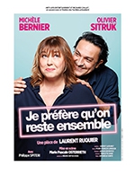 Book the best tickets for Je Prefere Qu'on Reste Ensemble - Espace Mayenne -  November 18, 2023