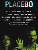 Réservez les meilleures places pour Placebo - Accor Arena - Du 10 novembre 2022 au 11 novembre 2022